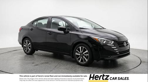 Super Black 2025 Nissan Versa 1.6 SV