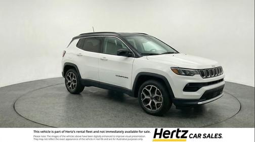Bright White Clearcoat 2025 Jeep Compass Limited