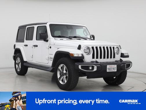 White 2020 Jeep Wrangler Unlimited Sahara