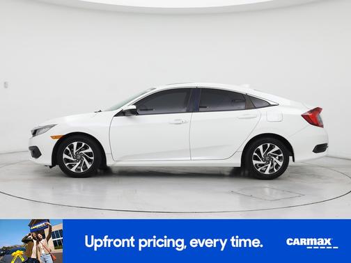 White 2017 Honda Civic EX