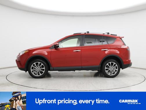 Red 2017 Toyota RAV4 Limited