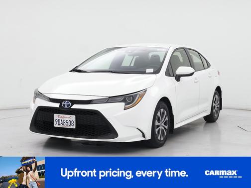 White 2022 Toyota Corolla Hybrid LE