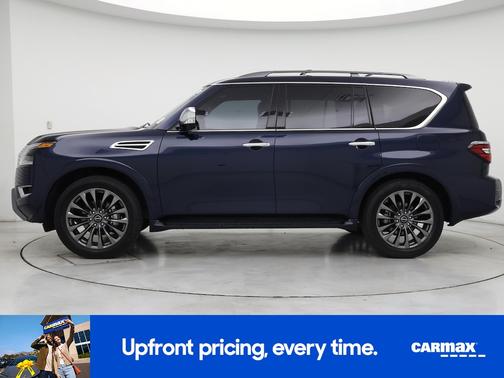 Blue 2023 Nissan Armada Platinum