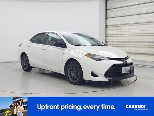 White 2017 Toyota Corolla LE