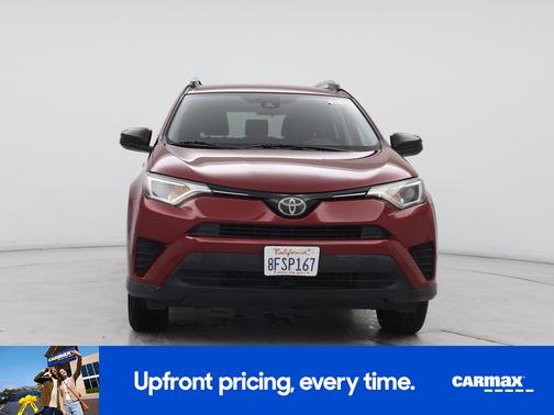 Red 2018 Toyota RAV4 LE