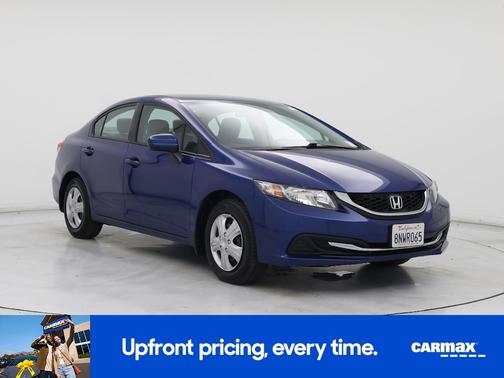 Blue 2015 Honda Civic LX