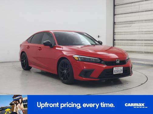 Red 2022 Honda Civic Sport