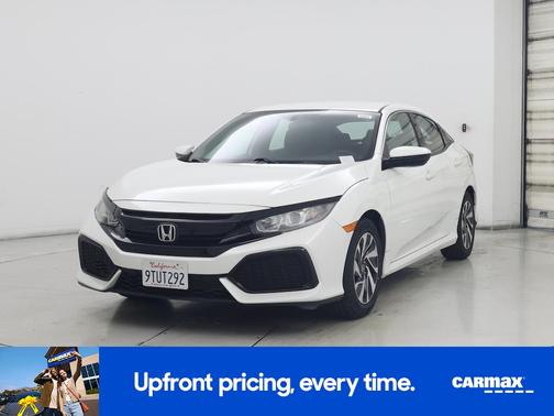 White 2018 Honda Civic LX