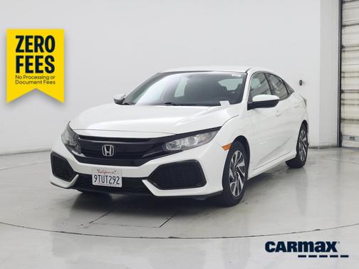 White 2018 Honda Civic LX