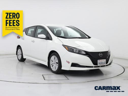 White 2023 Nissan Leaf S