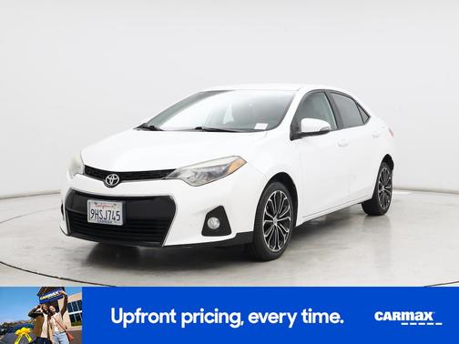 White 2016 Toyota Corolla S Plus