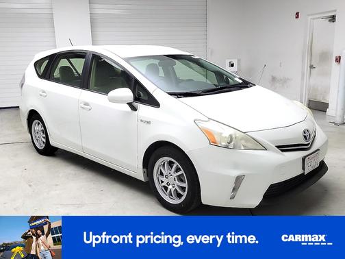 White 2014 Toyota Prius v Three