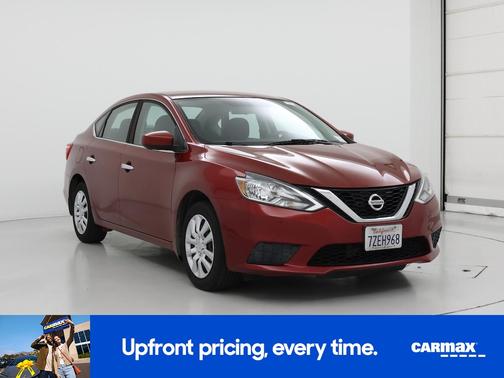 Red 2017 Nissan Sentra SV
