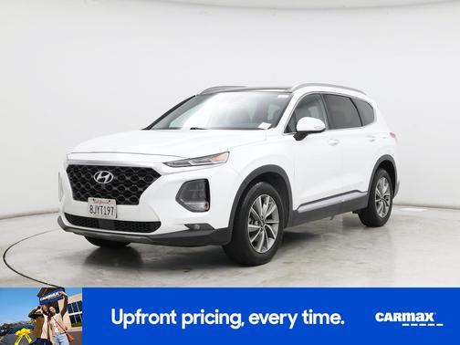 White 2019 Hyundai SANTA FE Ultimate