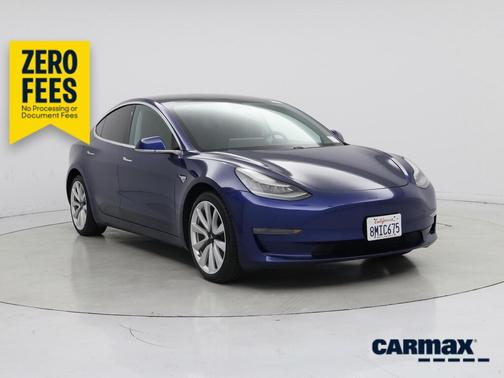 Blue 2019 Tesla Model 3 Long Range