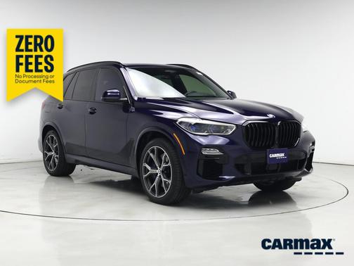 Blue 2020 BMW X5 M50i