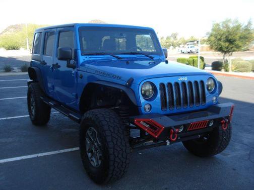 Hydro Blue Pearl Coat 2015 Jeep Wrangler Unlimited Rubicon