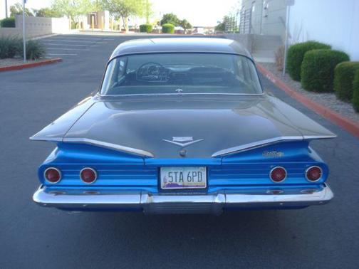 Blue 1960 Chevrolet Biscayne 2dr, Nice Hot Rod