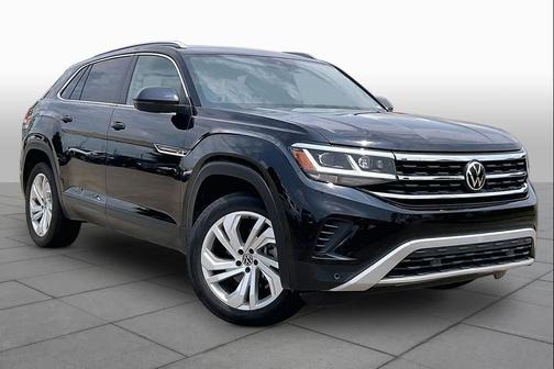 Deep Black Pearl 2021 Volkswagen Atlas Cross Sport 3.6L V6 SEL
