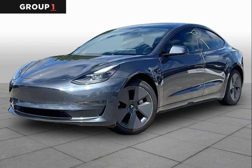 Solid Black 2023 Tesla Model 3 Standard Range
