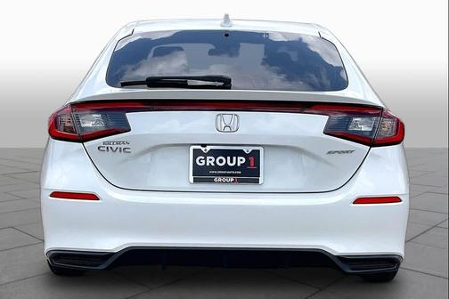 Platinum White Pearl 2023 Honda Civic Sport