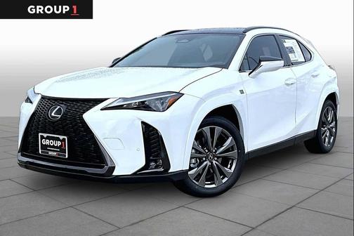 Ultra White w/Obsidian Roof 2026 Lexus UX 300h F SPORT Design