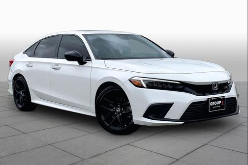 Platinum White Pearl 2024 Honda Civic Si Base