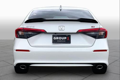 Platinum White Pearl 2024 Honda Civic Si Base