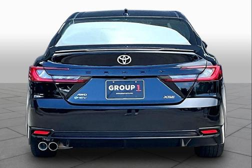 Midnight Black Metallic 2025 Toyota Camry XSE