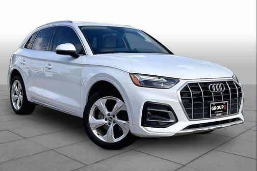 Glacier White Metallic 2021 Audi Q5 45 Premium Plus