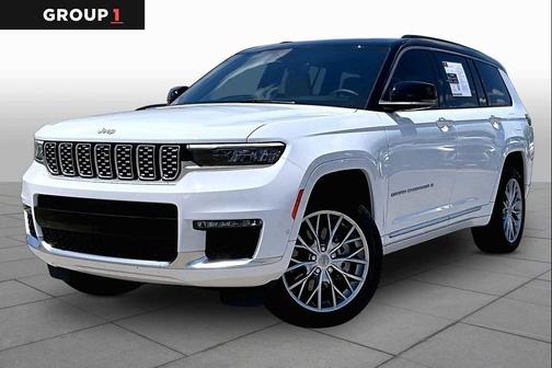 Bright White Clearcoat 2025 Jeep Grand Cherokee L Summit