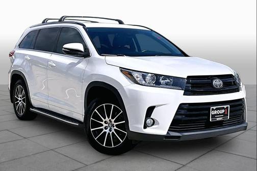 Blizzard Pearl 2018 Toyota Highlander SE