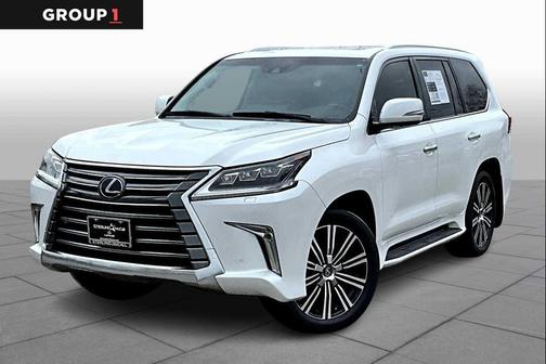 Eminent White Pearl 2020 Lexus LX 570 Three-Row