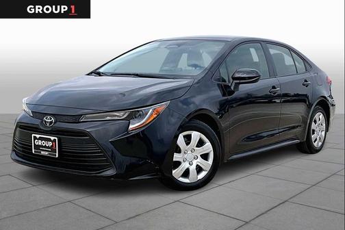 Midnight Black Metallic 2023 Toyota Corolla LE