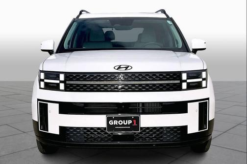 Serenity White 2025 Hyundai SANTA FE HEV Calligraphy