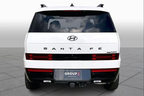 Serenity White 2025 Hyundai SANTA FE HEV Calligraphy