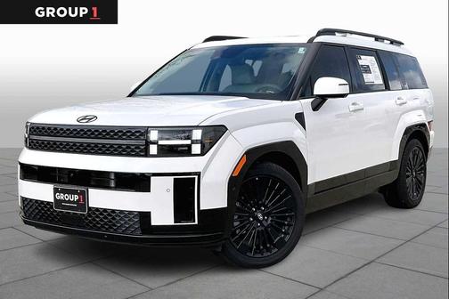 Serenity White 2025 Hyundai SANTA FE HEV Calligraphy