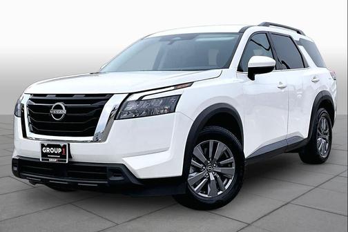 Glacier White 2025 Nissan Pathfinder SV FWD