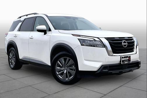Glacier White 2025 Nissan Pathfinder SV FWD