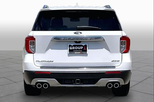 Star White Metallic Tri-Coat 2023 Ford Explorer Platinum