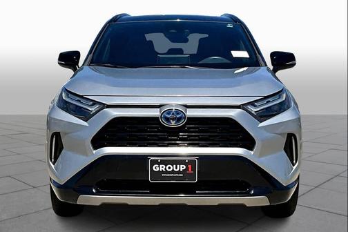 Silver Sky Metallic/Midnight Black Metallic 2022 Toyota RAV4 Hybrid SE
