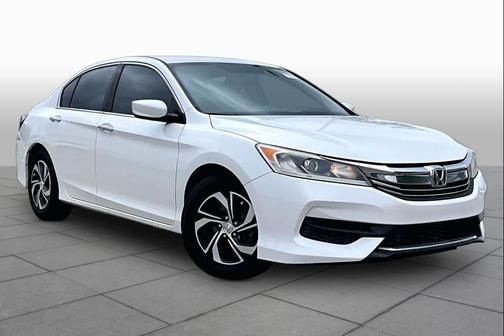 White Orchid Pearl 2017 Honda Accord LX
