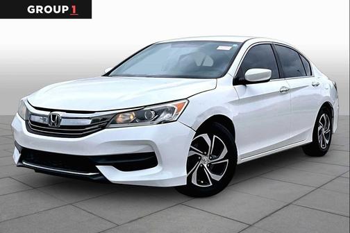 White Orchid Pearl 2017 Honda Accord LX