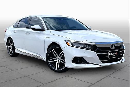 Platinum White Pearl 2022 Honda Accord Hybrid Touring