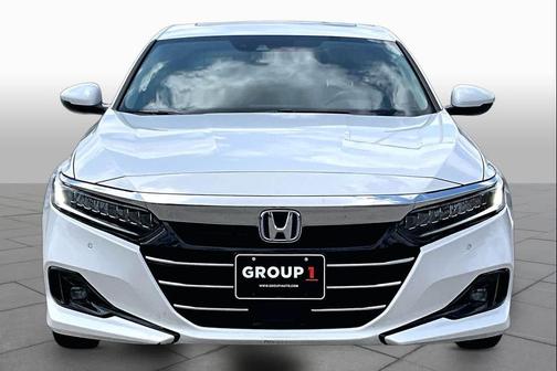 Platinum White Pearl 2022 Honda Accord Hybrid Touring
