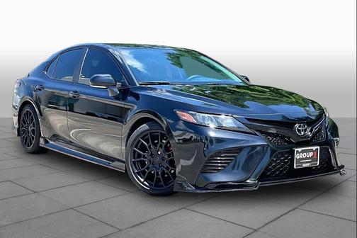 Midnight Black Metallic 2024 Toyota Camry TRD V6