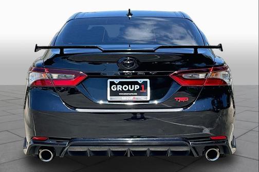 Midnight Black Metallic 2024 Toyota Camry TRD V6