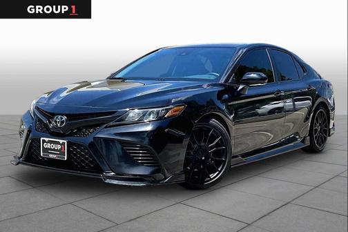 Midnight Black Metallic 2024 Toyota Camry TRD V6