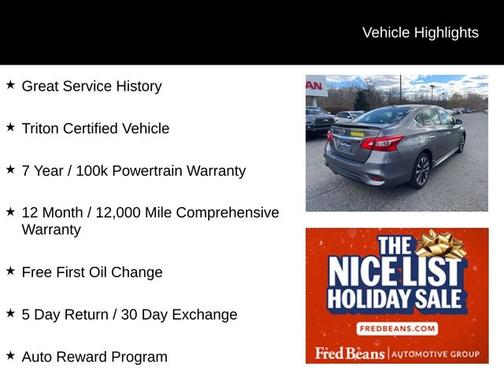 2019 Nissan Sentra SR