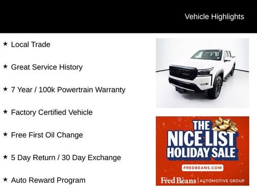 2022 Nissan Frontier PRO-4X